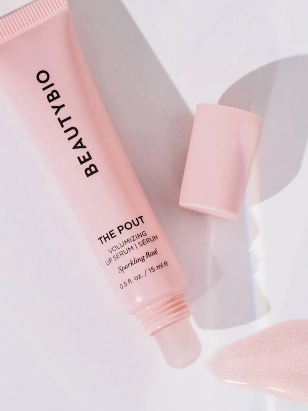 Beauty Bio The Pout Volumizing Lip Serum - Sparkling Rosé (Pink)